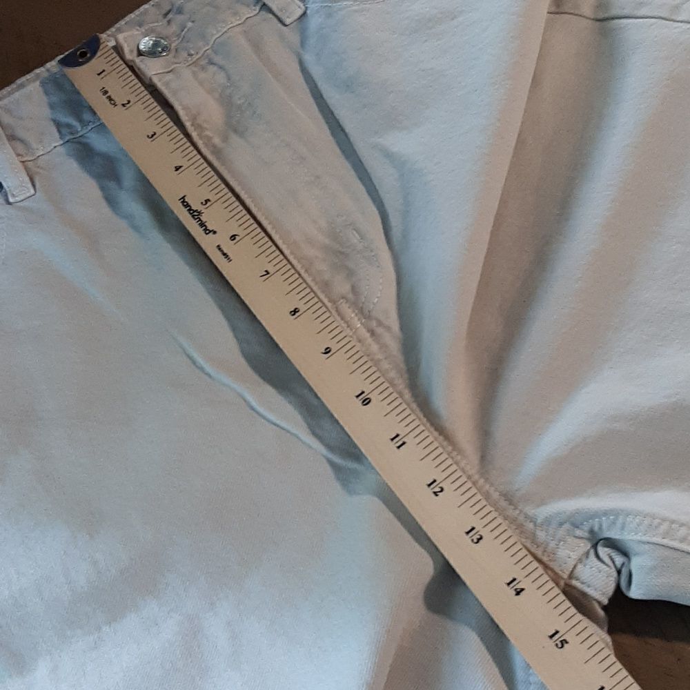 Pacsun Los Angeles 90's Boyfriend Cream Distressed Jeans NWT - Picture 7 of 8